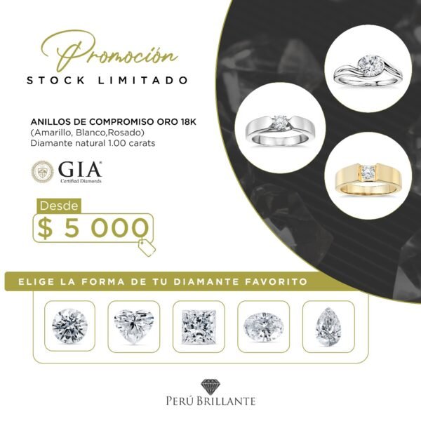 Anillo de Compromiso 1.00 carat   GIA
