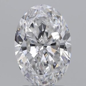 Diamante de Laboratorio  Oval 1.53 carats (D/VVS2/3EXC)