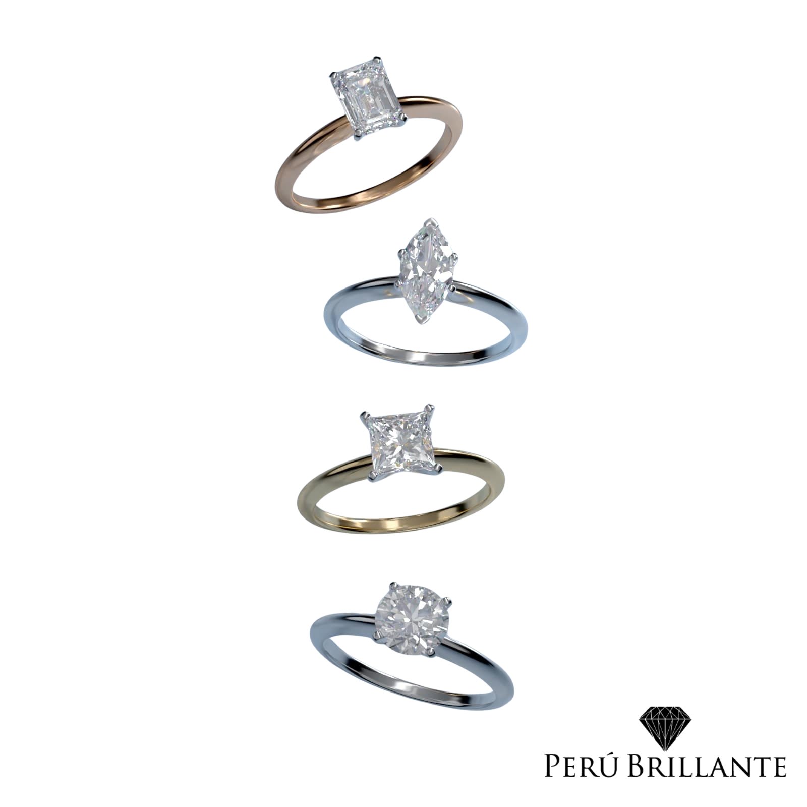 Anillo de Compromiso PBU004 - Imagen 2